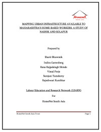 Urban Study on Key Issues of Urban Homebased Workers in South Asia and South East Asia